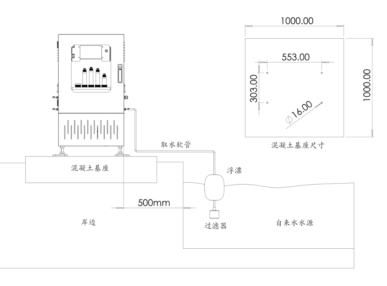 水溫、電導率、PH、溶解氧、氨氮在線(xiàn)監測系統