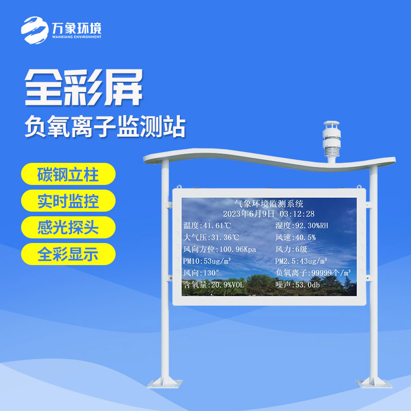 彩屏負氧離子監測站