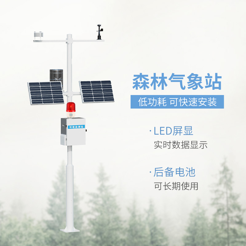 森林防火監測系統，森林保護需要這樣的氣象監測設備的幫助