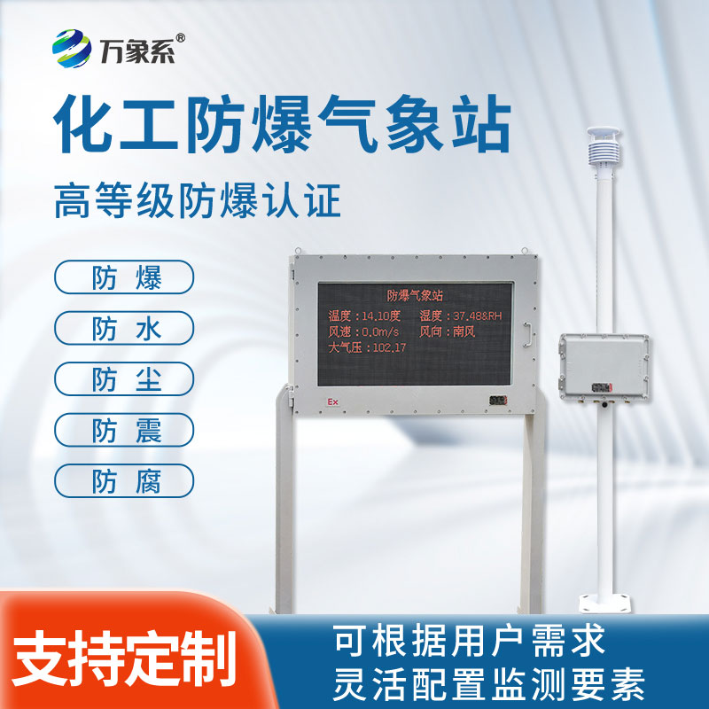 化工防爆自動(dòng)氣象站：大屏顯示，氣象監測新高度